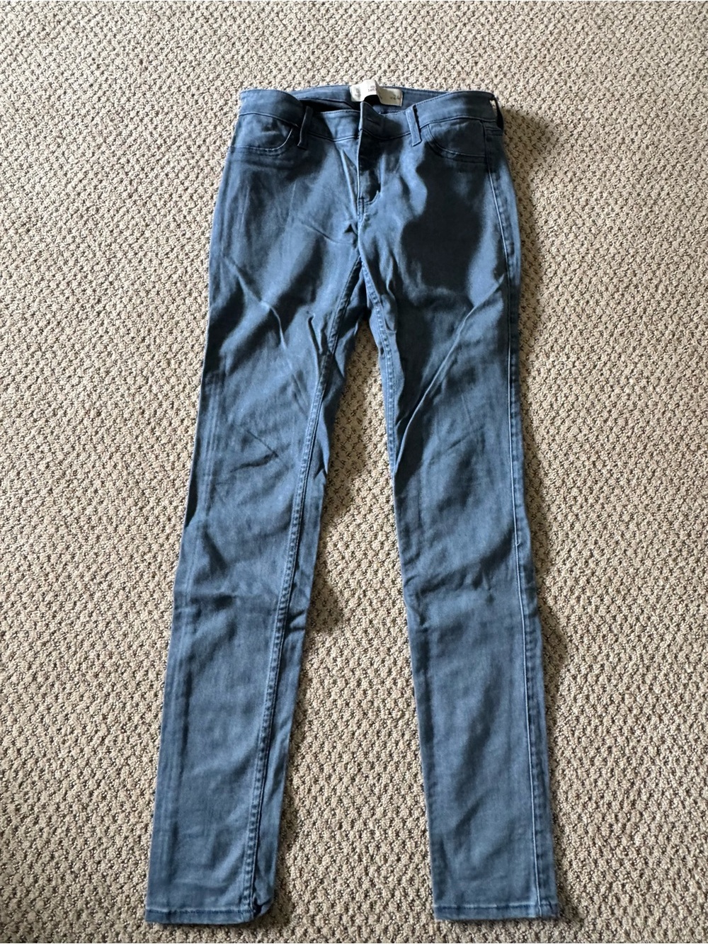 Hollister Women's Skinny Jeans in Slate Blue